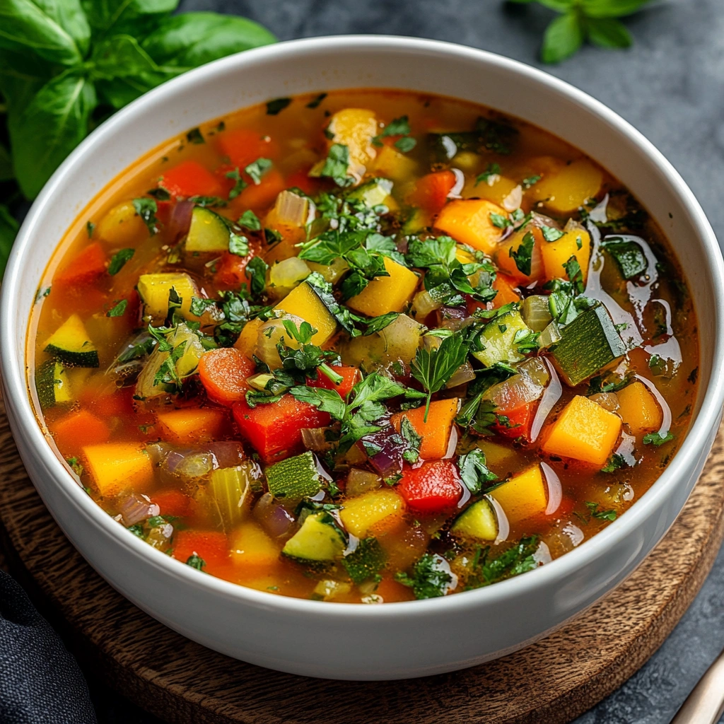 Овочевий суп з зеленню