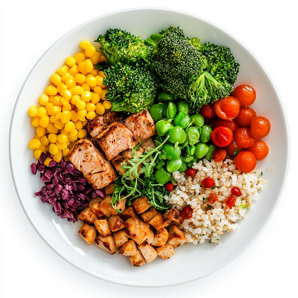 Красиво оформлена страва здорового харчування